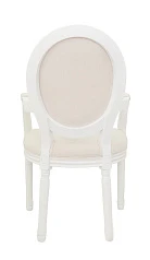 купить стильный Мягкий стул с подлокотниками Volker Arm Beige and White в Санкт-Петербурге