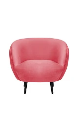 Мягкое кресло Small Benee Karmin на черных ножках в интернет-магазине в Санкт-Петербурге