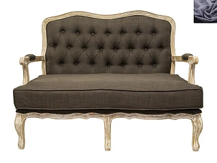 купить красивый Прямой диван модерн Yareli Brown V2 серый в интернет-магазине в Санкт-Петербурге