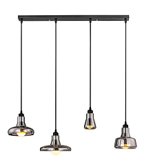 фото Люстра Boretto Smoke Glass Rectangle в интерьере в Санкт-Петербурге