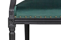 купить красивый Мягкий стул с подлокотниками Runako Green в Санкт-Петербурге