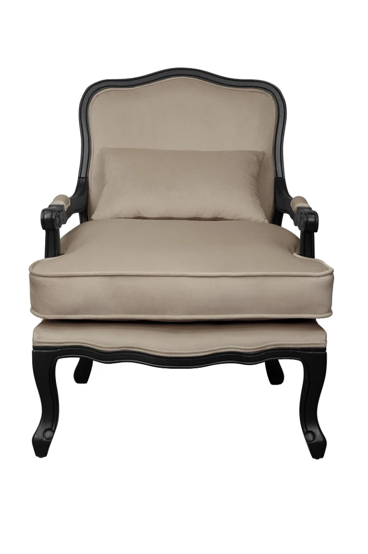 Мягкое кресло ретро Nitro Taupe в интерьере в Санкт-Петербурге