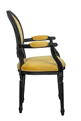 Мягкий стул с подлокотниками Delo Kora Arm Yellow на заказ в Санкт-Петербурге