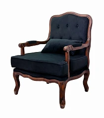 красивое Полукресло в стиле модерн Nitro Button черное в Санкт-Петербурге