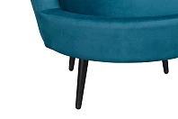 Кресло ракушка Pearl Marine на черных ножках в Санкт-Петербурге