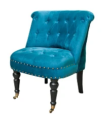 красивое Низкое кресло Aviana Blue Velvet в Санкт-Петербурге
