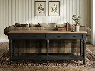 заказать Большая консоль "Одри (Odri)" арт od2124L/9011 в интернет-магазине в Санкт-Петербурге