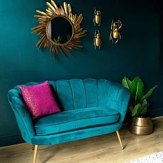 купить Диван ракушка Pearl Double Marine Velvet в Санкт-Петербурге