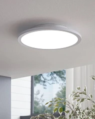 купить 97501 Светодиодный потолочный светильник SARSINA диммир., 24W(LED), 2400lm, ?300, H50, алюминий, белый в Санкт-Петербурге