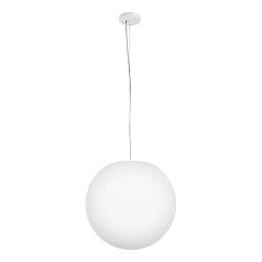 64583 Подвесной светильник MONTEROLO PRO, 1Х40 Вт (Е27), ?400 мм, Н2000 мм, матовый никель / опаловый белый пластик в интернет-магазине в Санкт-Петербурге