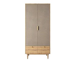 купить красивые Шкаф двухстворчатый  с ящиками "Line" R26/beige в интернет-магазине в Санкт-Петербурге