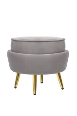 купить красивые Пуф Pearl Adorn Grey в Санкт-Петербурге