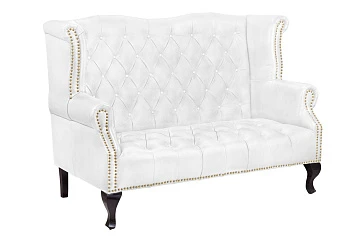 купить Кожаный дизайнерский диван Royal Sofa White в интернет-магазине в Санкт-Петербурге
