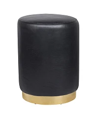 Дизайнерский пуф Topper Black в интерьере в Санкт-Петербурге