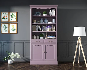 купить красивый Книжный шкаф "Leontina Lavanda" арт ST9330L в Санкт-Петербурге