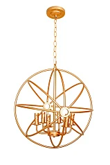 Люстра Foucault'S Orb Crystal Nude D52 Gold в интерьере в Санкт-Петербурге