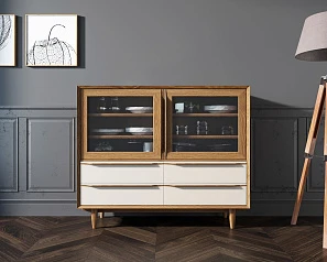 Буфет "Bruni white" низкий арт BR34WH в Санкт-Петербурге