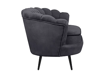 заказать Дизайнерский диван Pearl Double Black на черных ножках в Санкт-Петербурге