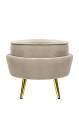фото Пуф Pearl Adorn Taupe в интерьере в Санкт-Петербурге