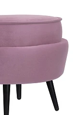 Пуф Pearl Adorn Pink на черных ножках в Санкт-Петербурге
