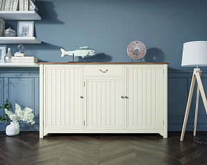 красивый Бежевый комод Olivia 3 двери/1 ящик арт GA5005B на заказ в Санкт-Петербурге