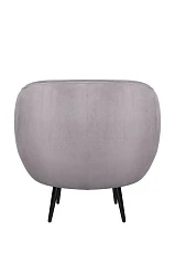 Мягкое кресло Benee Grey на черных ножках в Санкт-Петербурге