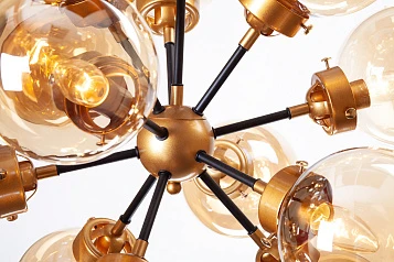 фото Люстра Bistro Glob 12 в интерьере в Санкт-Петербурге