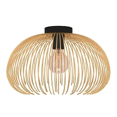 красивые 900165 Потолочный светильник VENEZUELA, 1x40W(E27), сталь, черный, золотой в Санкт-Петербурге