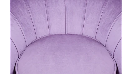 заказать Кресло с пуфом ракушка Pearl Purple в Санкт-Петербурге