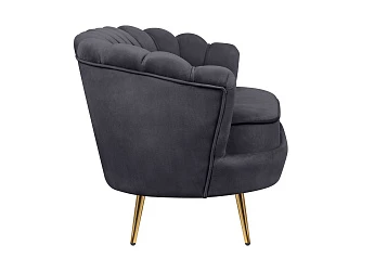 стильный Дизайнерский двухместный диван Pearl Double Black в Санкт-Петербурге