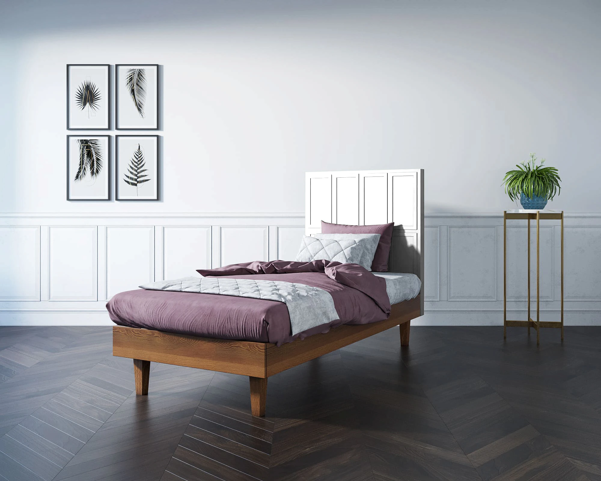 заказать Кровать "Andersen" 120х190 см арт AN120WH в Санкт-Петербурге