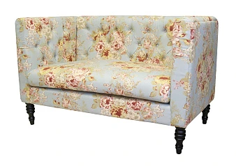 фото Прямой двухместный диван Rose желтый в Санкт-Петербурге