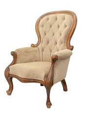Классическое кресло Madre Light Brown в интерьере в Санкт-Петербурге