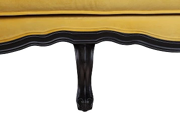 купить Двухместный дизайнерский диван Brody Double yellow в Санкт-Петербурге
