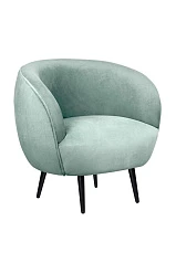 купить стильное Мягкое кресло Benee Green на черных ножках в Санкт-Петербурге