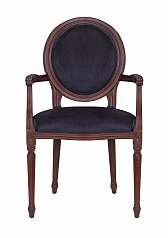 красивый Мягкий стул с подлокотниками Delo Kora Arm Black в Санкт-Петербурге