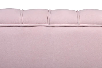 Диван ракушка Pearl Double Pink на черных ножках в Санкт-Петербурге