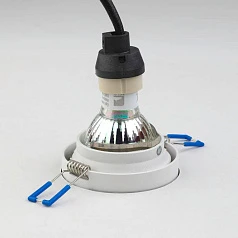 заказать 900454 Встраиваемый светильник CAROSSO, 35W (GU10), L93, B93, H25, алюминий, белый / пластик, белый в Санкт-Петербурге