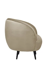 купить Мягкое кресло Small Benee Taupe на черных ножках в Санкт-Петербурге