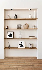 фото 900743 Встраиваемый светильник PINEDA, 4,9W (LED), 3000K, IP20, IP44, ?78, пластик, черный в интерьере в Санкт-Петербурге