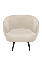 заказать Мягкое кресло Benee Beige на черных ножках в Санкт-Петербурге