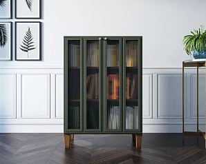 купить красивый Шкаф-буфет "Andersen" малый с рифлеными стеклами арт AN18/1 в Санкт-Петербурге