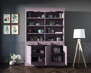 заказать Двухсекционный шкаф Leontina Lavanda для посуды арт ST9330/3L в Санкт-Петербурге