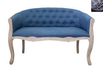 купить Диван французский стиль Kandy Double Blue цвет серый в Санкт-Петербурге