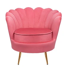 Низкое кресло ракушка Pearl Karmin в Санкт-Петербурге