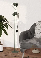 заказать стильные 44137 Торшер TILSTON, 2X8W(E14), сталь, зеленый в Санкт-Петербурге