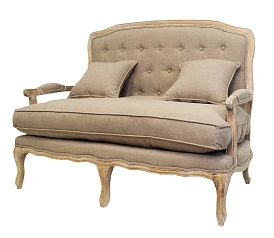 красивый Прямой диван модерн Yareli Brown желтый в интернет-магазине в Санкт-Петербурге