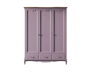 заказать Шкаф Leontina Lavanda для одежды трехстворчатый с ящиками арт ST9327KR/3L в интернет-магазине в Санкт-Петербурге