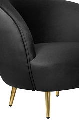 Мягкое кресло Small Benee Black в Санкт-Петербурге