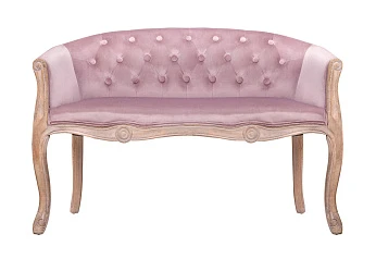 Двухместный дизайнерский диван Kandy Double Pink Velvet на заказ в Санкт-Петербурге